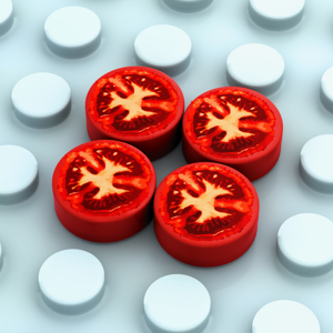 4x Tomatenscheibe