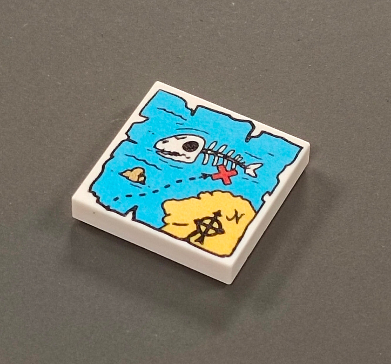 Schatzkarte "Walskelett"