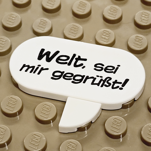 Wunsch-Sprechblase